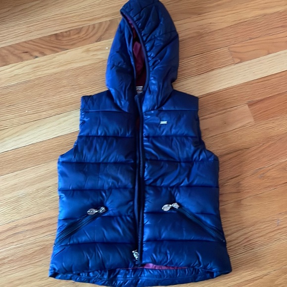 Girls hooded warm vest